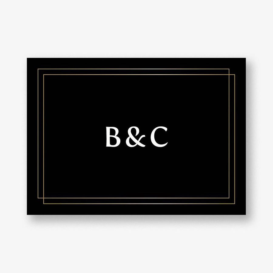 Duo Border Stationery