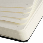 Leuchtturm Port Red Ruled Page Hardcover Medium Notebook