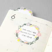 Midori Sticky Notes - Die-Cut Wreath