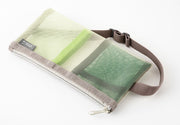 Midori Green Mesh Book Band Pen Case: B6 - A5