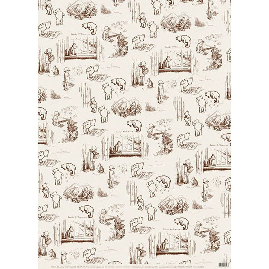 Edward Bear Flat Wrap