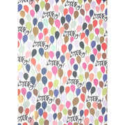 Happy Birthday Ballons Flat Wrap
