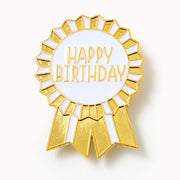 Luxe Happy Birthday Enamel Pin Badge
