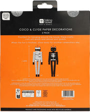 Coco & Clyde Cats Honeycomb Door Hang Set of 2