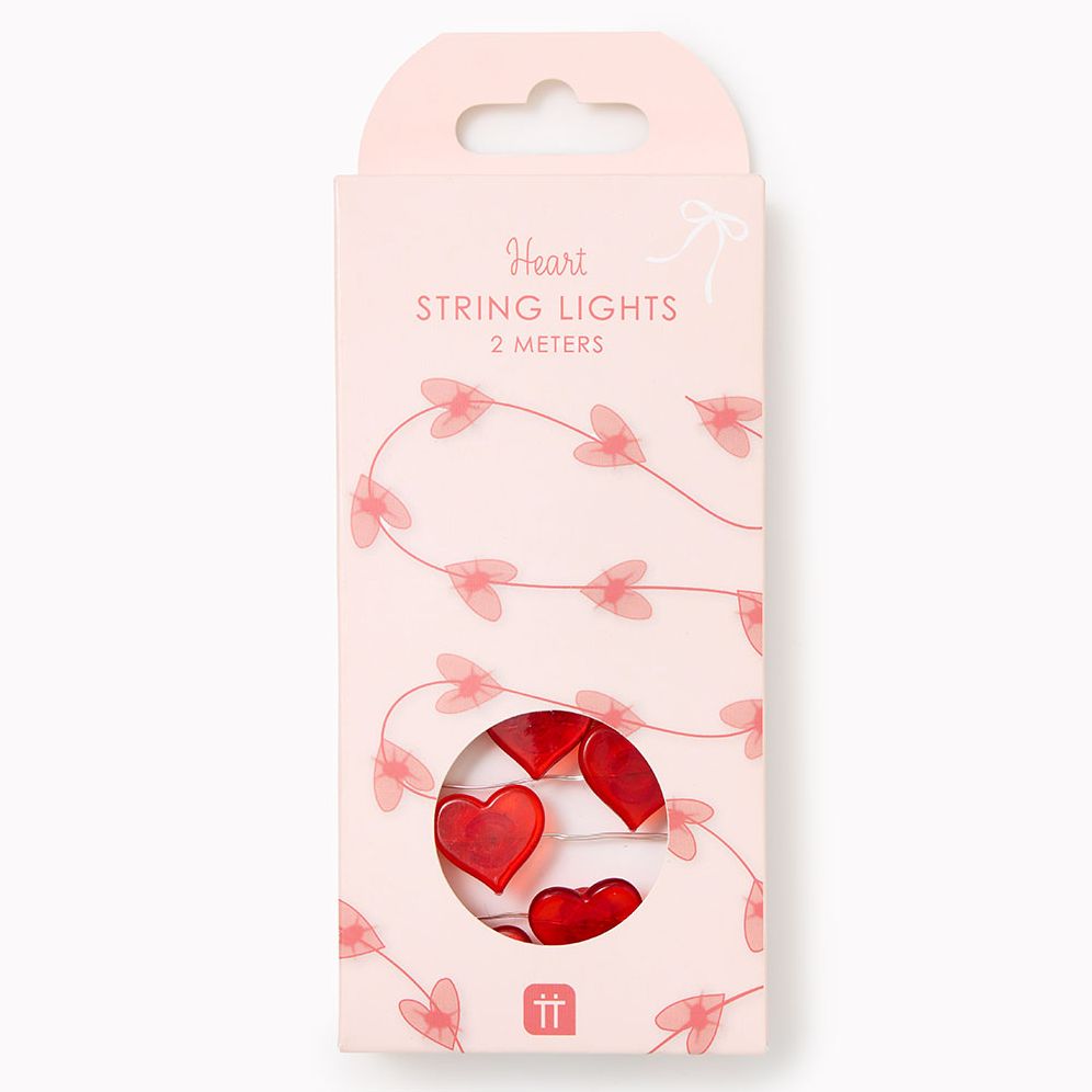 Mini Red Heart String Lights