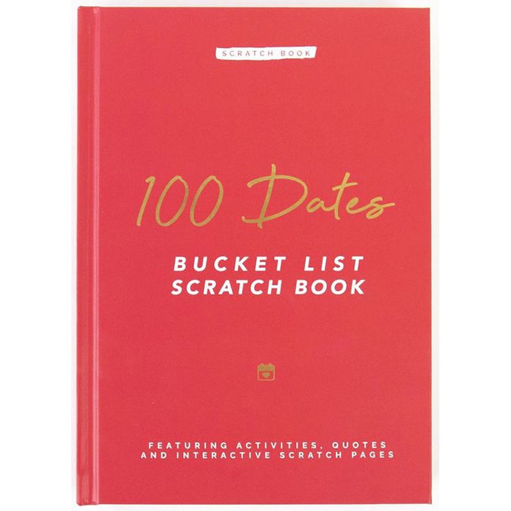 100 Dates Bucket List Scratch Book