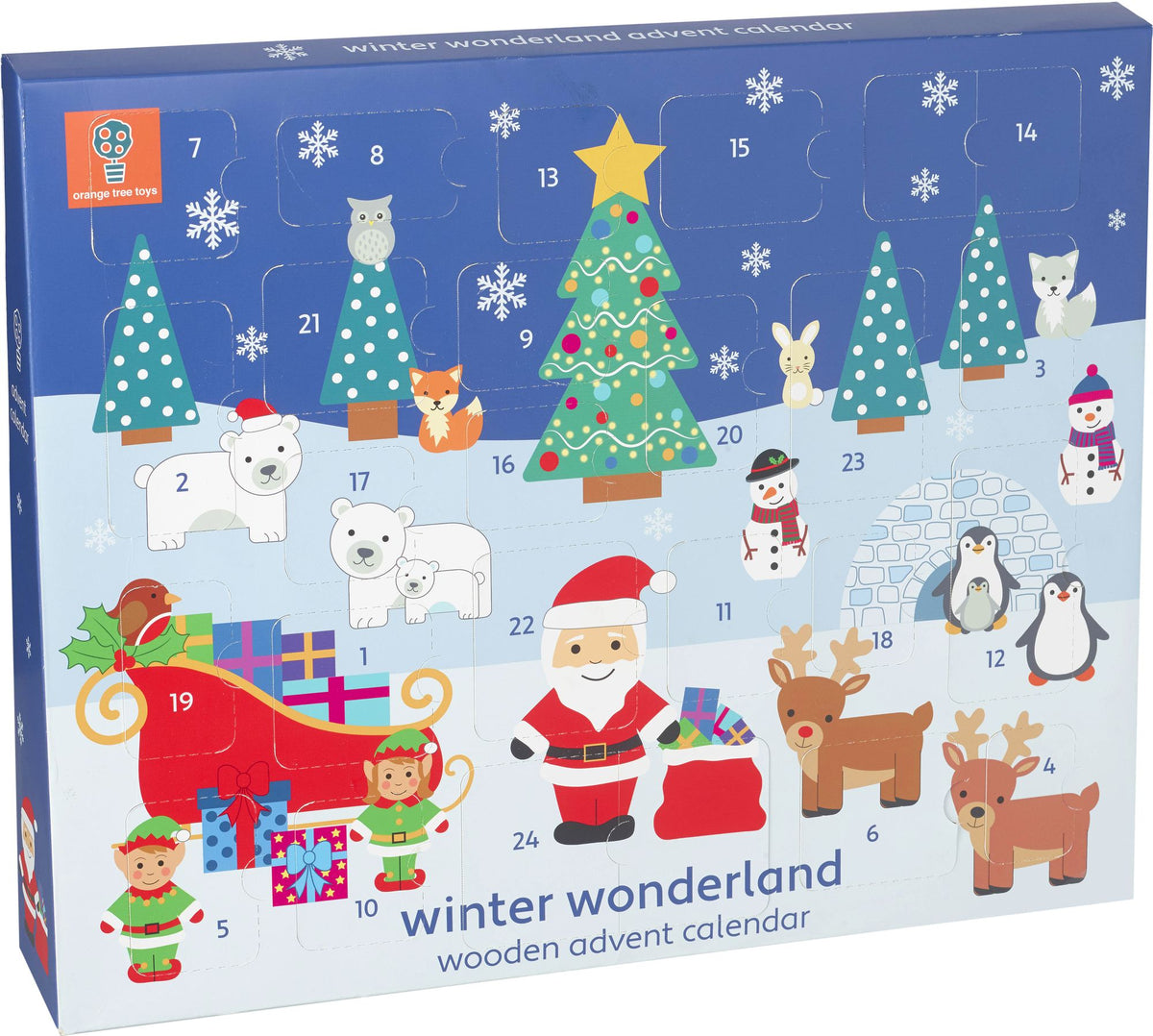 Winter Wonderland Wooden Advent Calendar