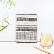 Paper Wasp Recycled B&W Cross-stitch Lines Journal