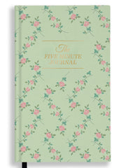 Five Minute Journal Green Floral