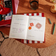Happy Stripes Guided Wellness Journal