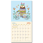 2027 Folk Animals Art Calendar