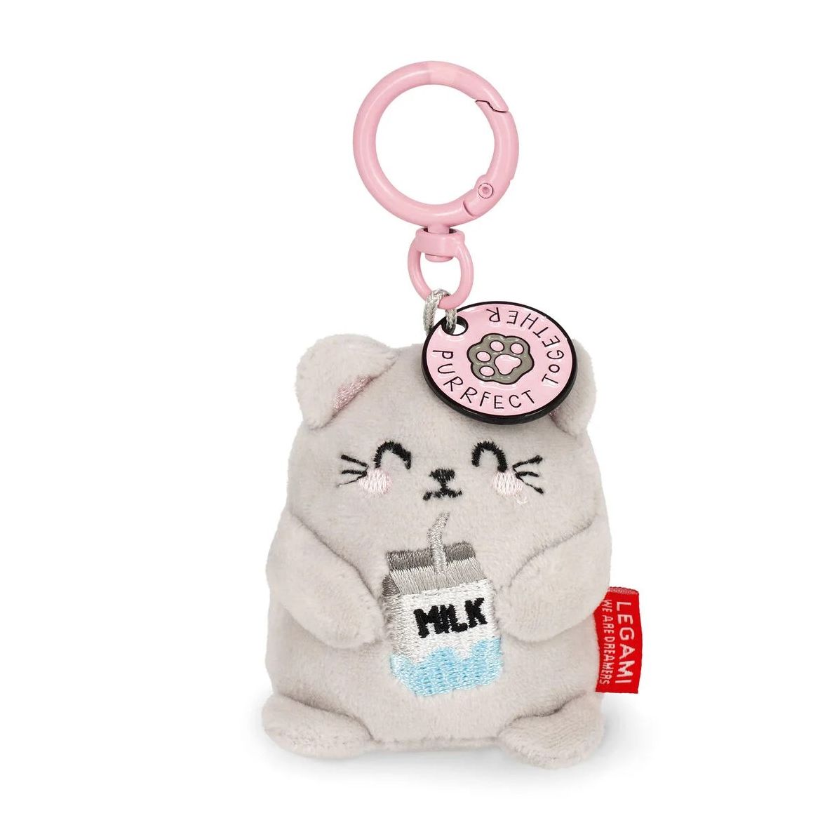 Legami Plush Key Ring - Super Soft! - Tiny - Kitty
