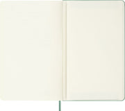 Moleskine Colored Patterned Notebook, Hard Cover, Large (5" x 8.25") Ruled/Lined, Sage Green, 240 Pages