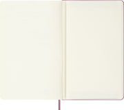Moleskine Colored Patterned Notebook, Hard Cover, Large (5" x 8.25") Ruled/Lined, Majestic Pink, 240 Pages