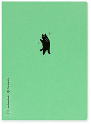 Dancing Black Cat Lined Journal