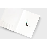 Dancing Black Cat Lined Journal