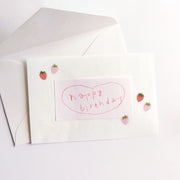 Strawberry mini sticker