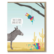 Dark Ass Donkey Birthday Card
