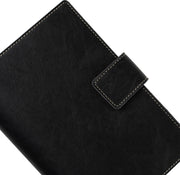 Paper Source Black A5 Leather Journal Cover with Clasp