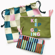 Keep Going Travel Pouches