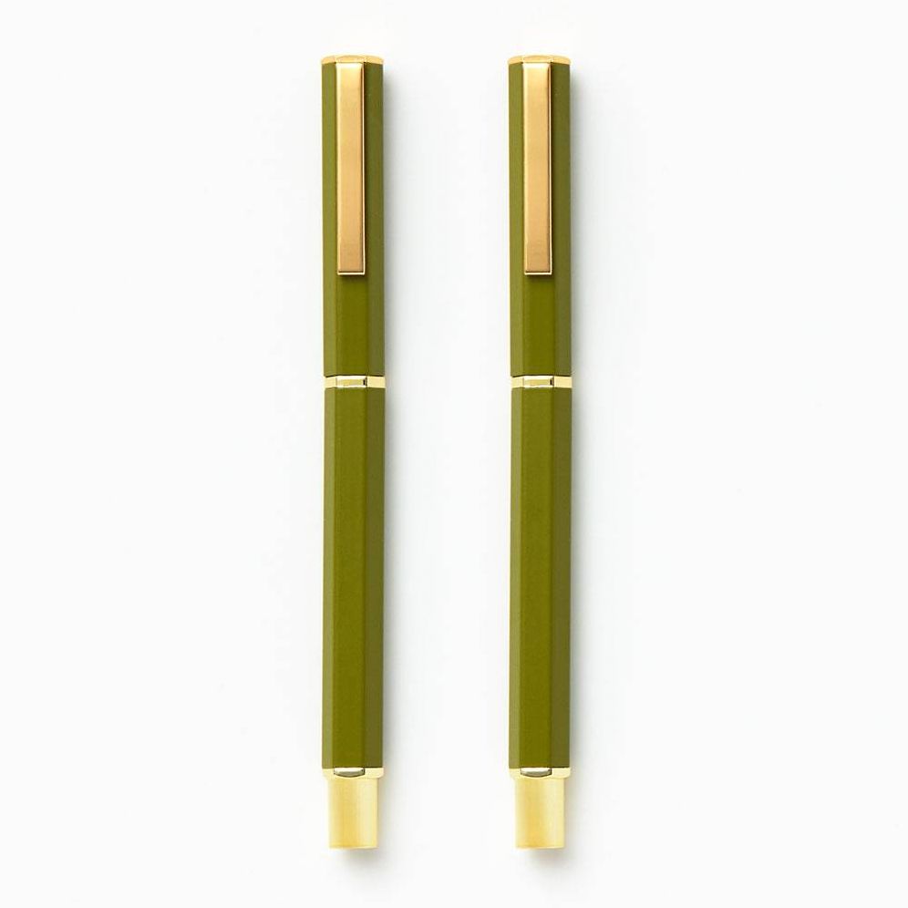 Paper Wasp Olive Ballpoint Pen S/2 - Limited Edition