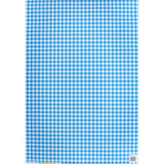Blue Gingham Flat Wrap