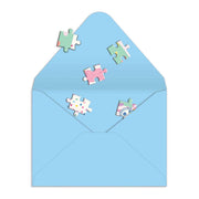 Confetti Birthday Cake Greeting Card Puzzle