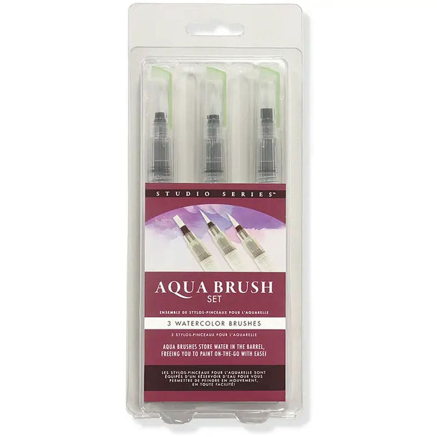 Studio Series Aqua Brushes (Set of 3)