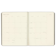 2026-2027 Paper Source Cobalt Blue Leather 18-Month Monthly Desk Planner