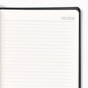 2026-2027 Paper Source Black Leather 18-Month Weekly Pocket Planner