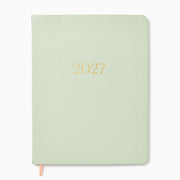 2027 Paper Source Sage Monthly Desk Planner