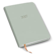 2027 Paper Source Sage Weekly Desk Planner