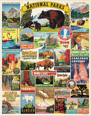 Cavallini & Co - National Parks 1,000 Piece Jigsaw Puzzle