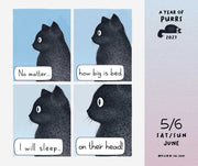 2027 A Year of Purrs Day-to-Day Calendar